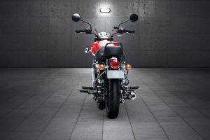 Rear View of Bullet 350
