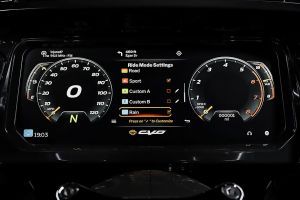 Speedometer of CVO Road Glide