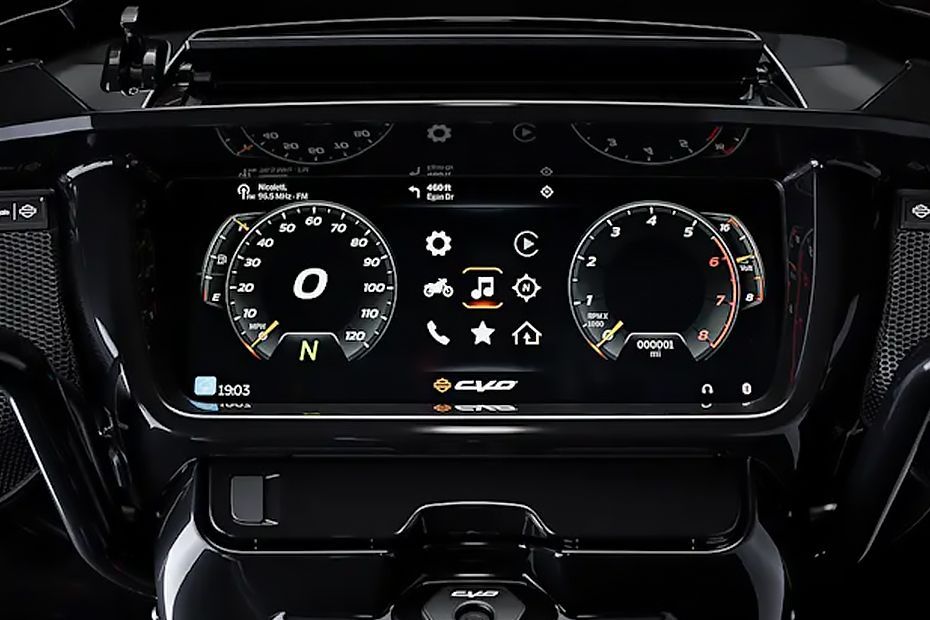 Speedometer of CVO Street Glide