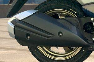 Exhaust View of Burgman Street