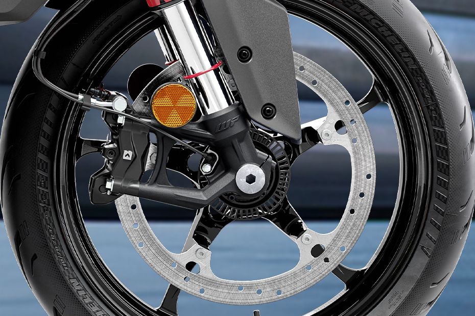 Front Brake View of Duke 390