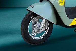 Front Tyre View of Little Gracy