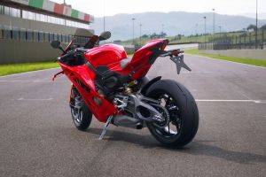 Rear Left View of Panigale V4
