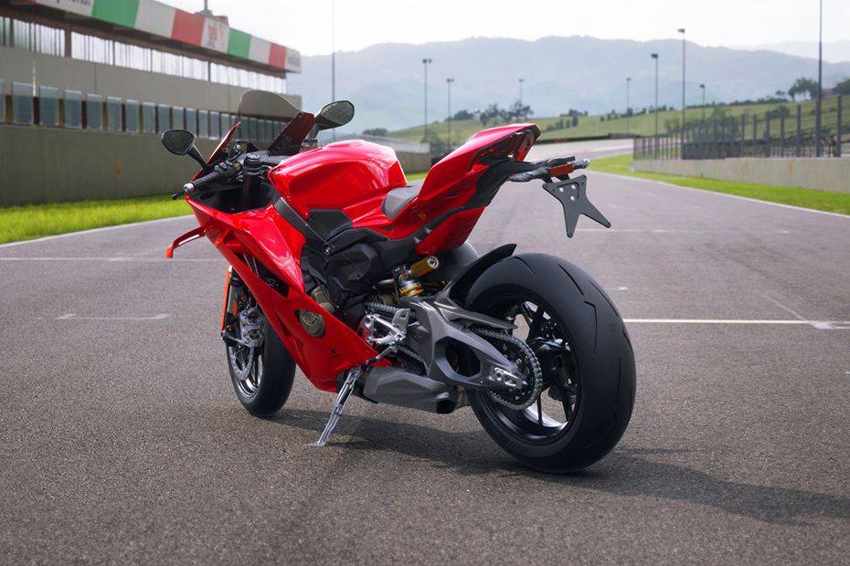 Rear Left View of Panigale V4