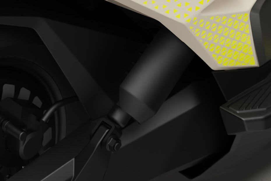 Rear Suspension View of Tesseract