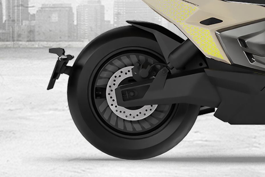 Rear Tyre View of Tesseract