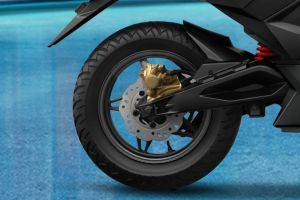 Rear Tyre View of OneS
