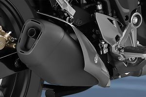 Exhaust View of CB200X