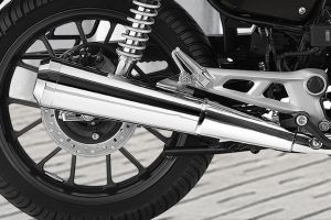 Exhaust View of Hness CB350