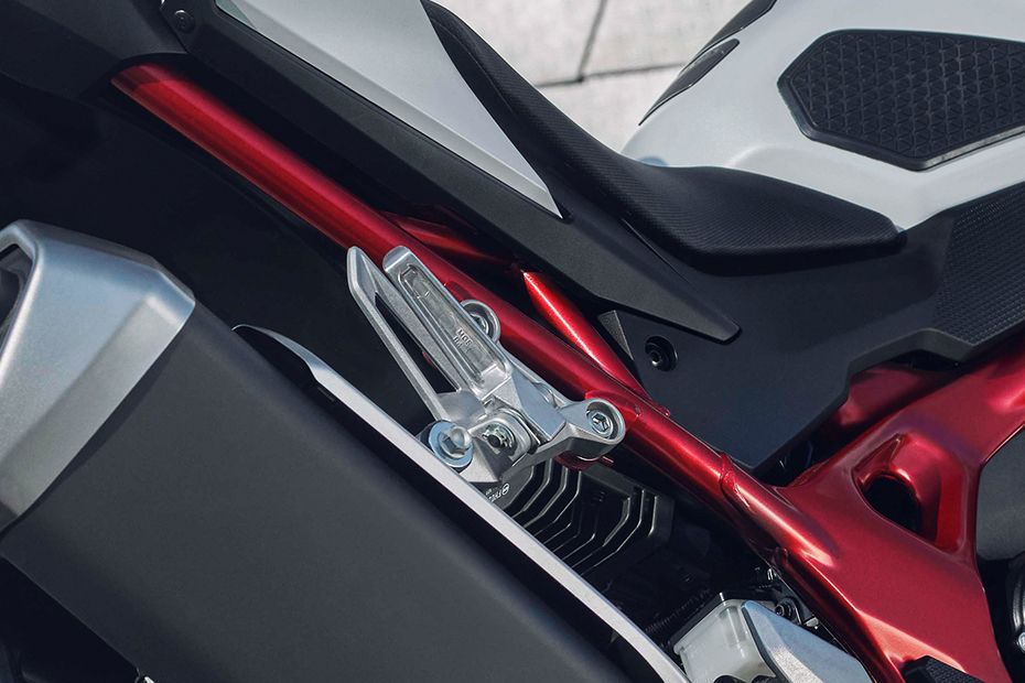 Foot Rest View of CB750 Hornet