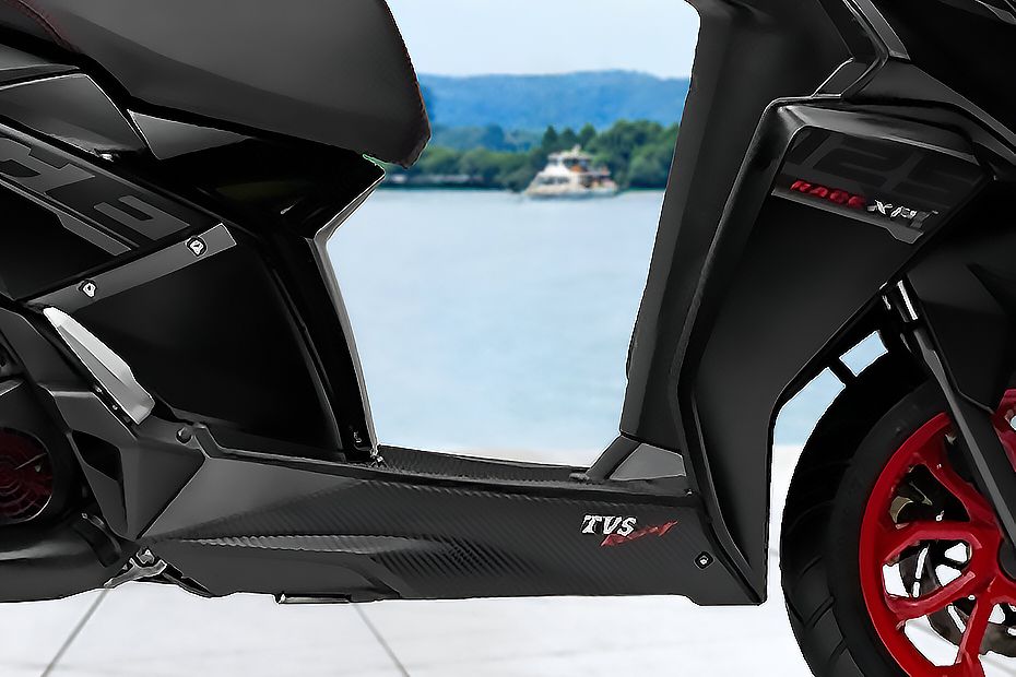 Foot Space View of NTORQ 125