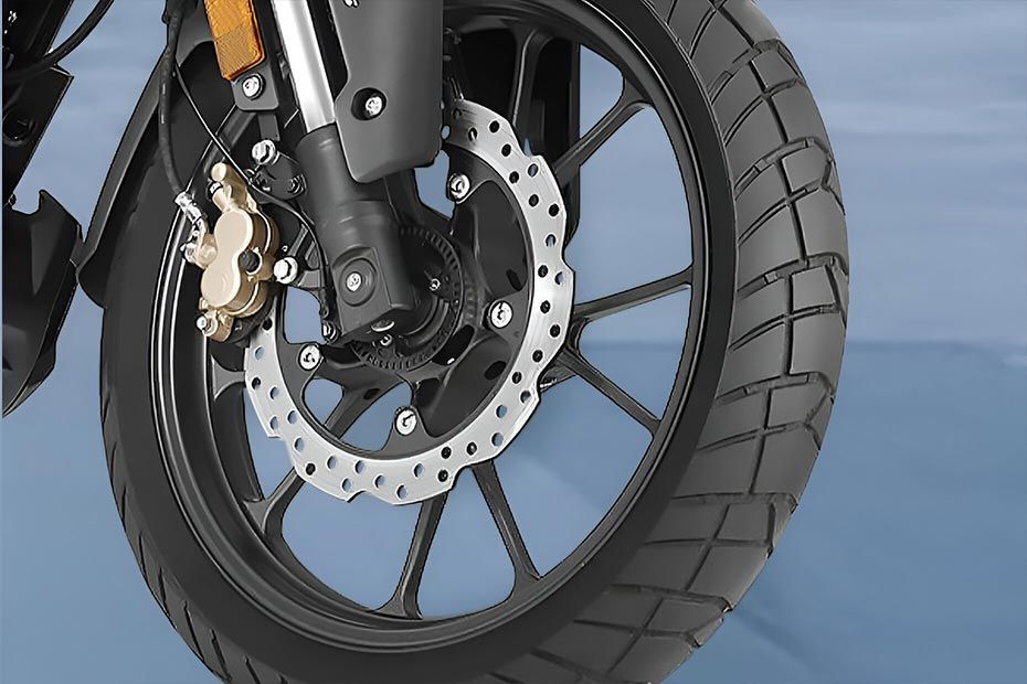 Front Brake View of CB200X