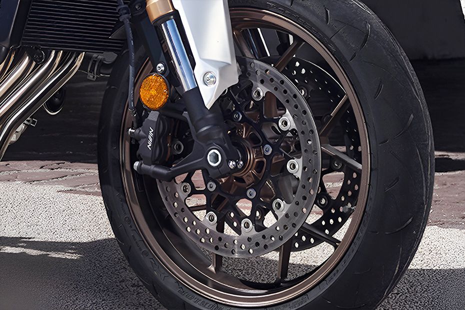 Front Brake View of CB650R