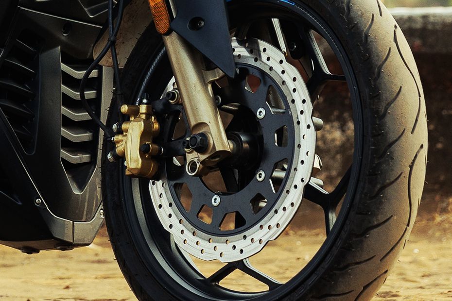 Front Brake View of KM4000 Mark 2