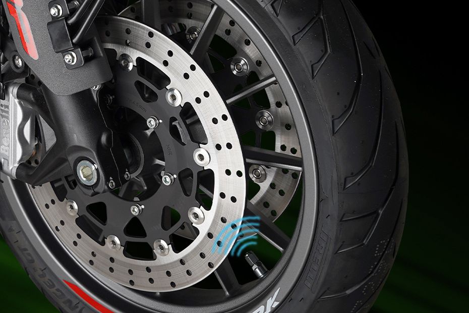 Front Brake View of TRK 502