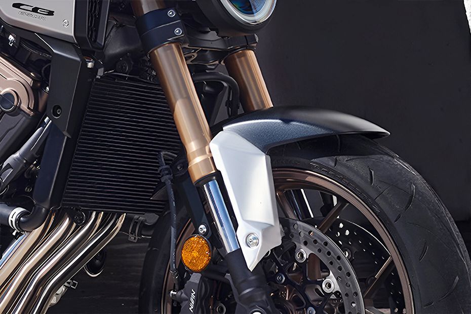 Front Suspension View of CB650R