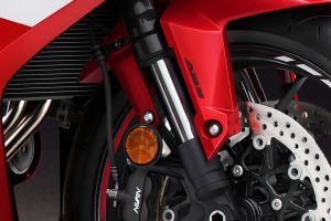 Front Suspension View of CBR650R