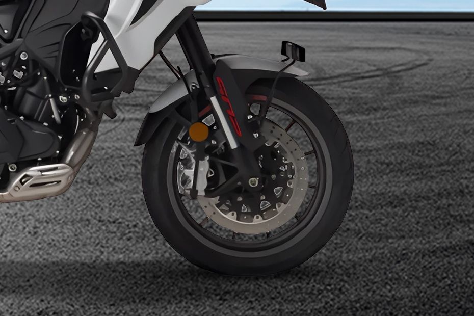 Front Tyre View of TRK 502