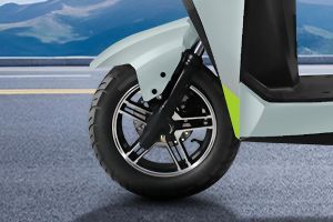 Front Tyre View of Jaunty L