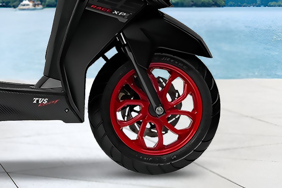 Front Tyre View of NTORQ 125