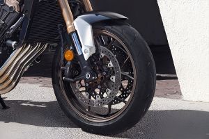 Front Tyre View of CB650R