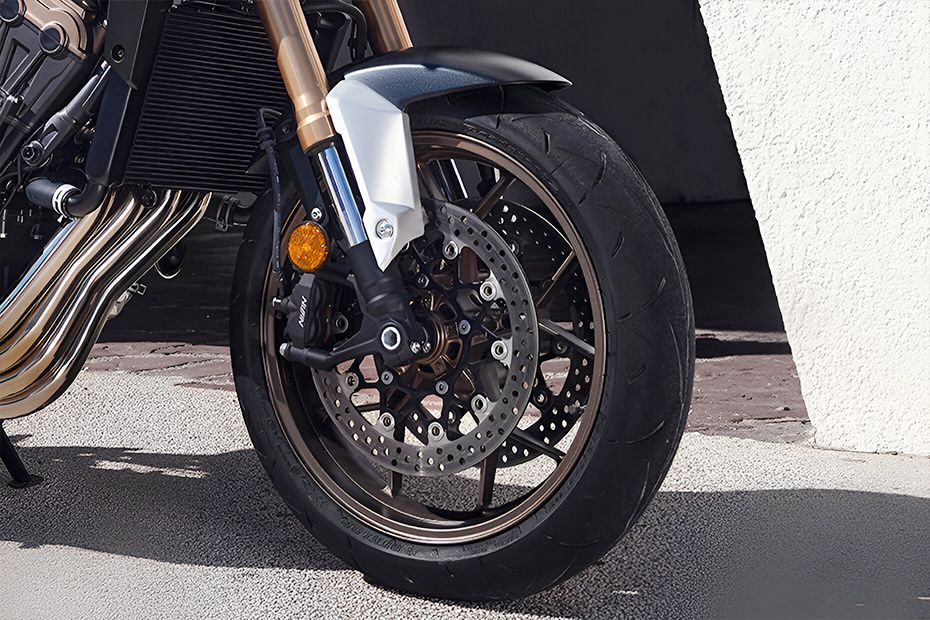 Front Tyre View of CB650R