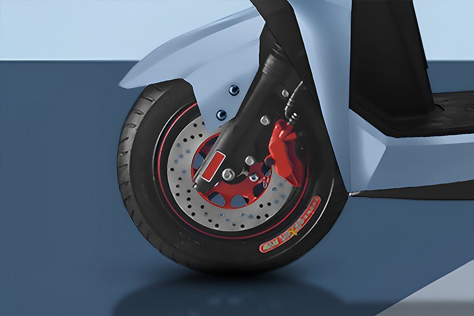 Front Tyre View of Jaunty S
