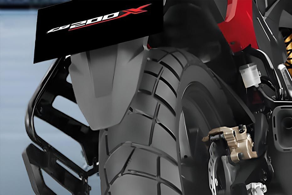 Number Plate of CB200X