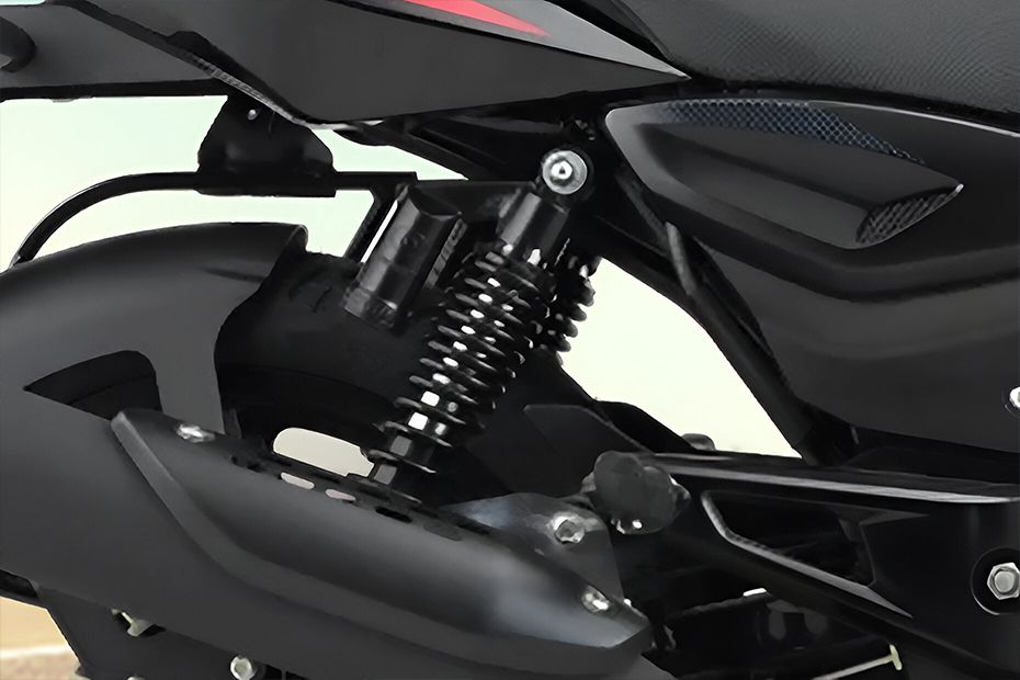 Rear Suspension View of Pulsar 150