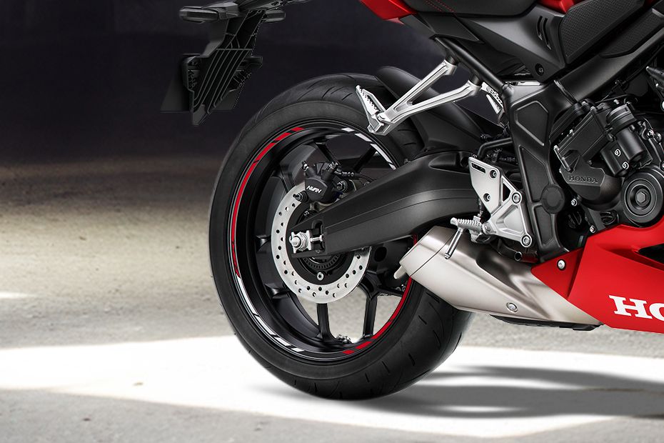 Rear Tyre View of CBR650R