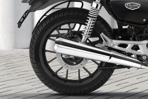 Rear Tyre View of Hness CB350