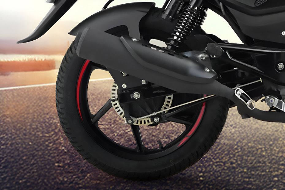 Rear Tyre View of Pulsar 150