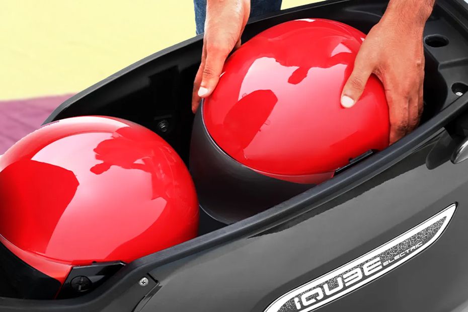 Seat Storage Side View of iQube