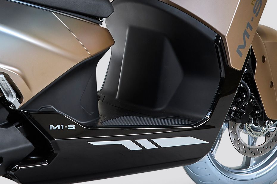 Foot Space View of M1-S Electric Maxi-Scooter