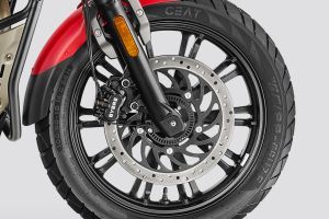 Front Brake View of Hunk 440 SX