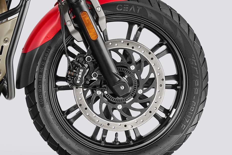 Front Brake View of Hunk 440 SX