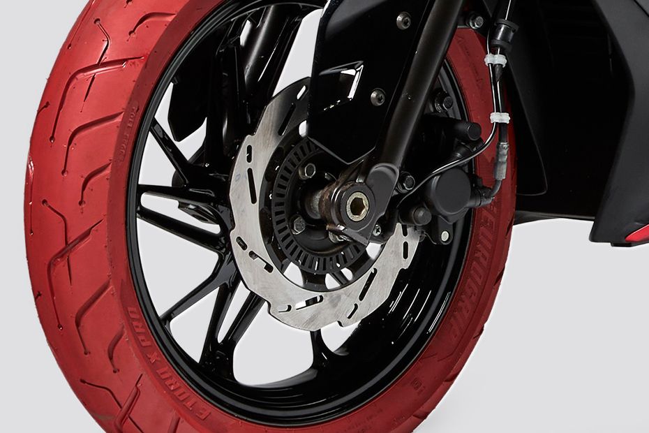 Front Brake View of X Electric Scooter