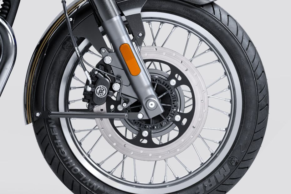 Front Brake View of Bullet 650