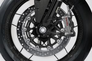 Front Brake View of Manx
