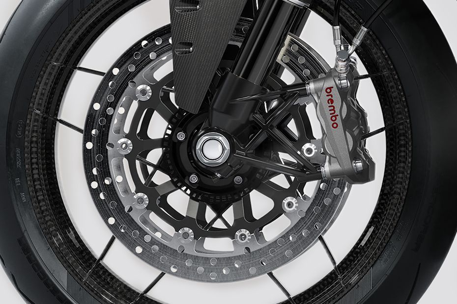 Front Brake View of Manx
