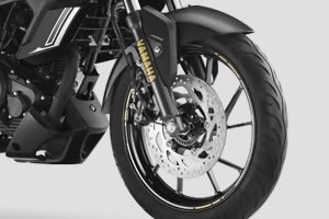 Front Brake View of FZS-FI V3