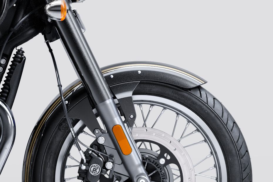 Front Mudguard & Suspension of Bullet 650