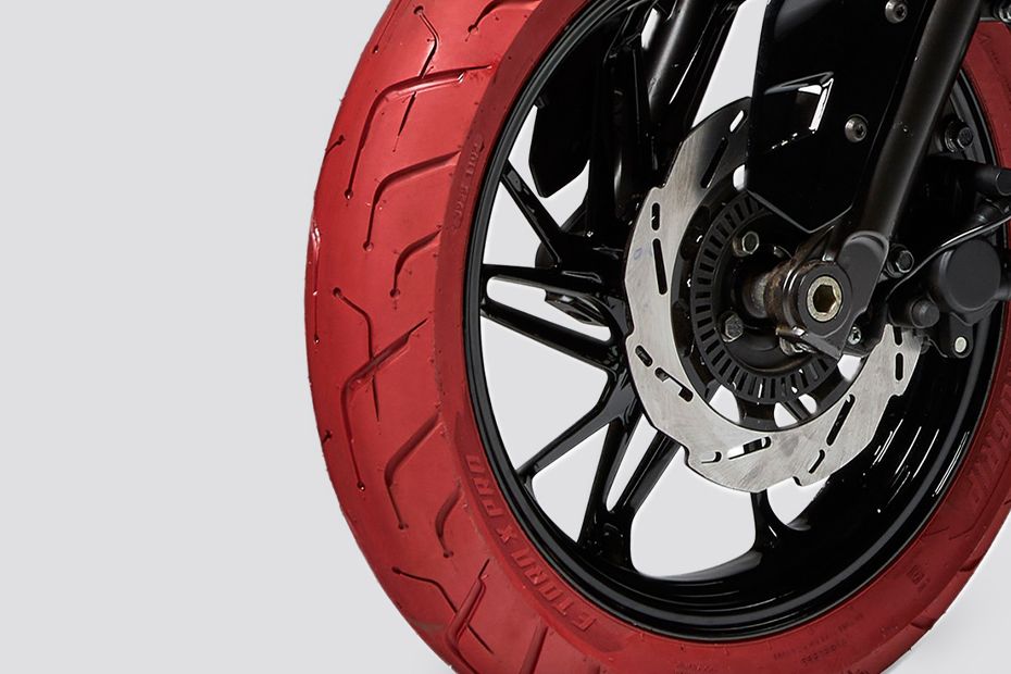 Front Tyre View of X Electric Scooter