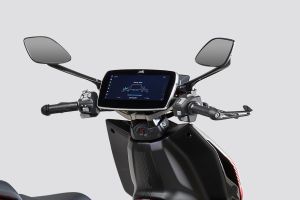 Handle Bar View of X Electric Scooter