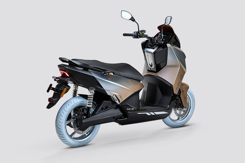 Rear Right View of M1-S Electric Maxi-Scooter