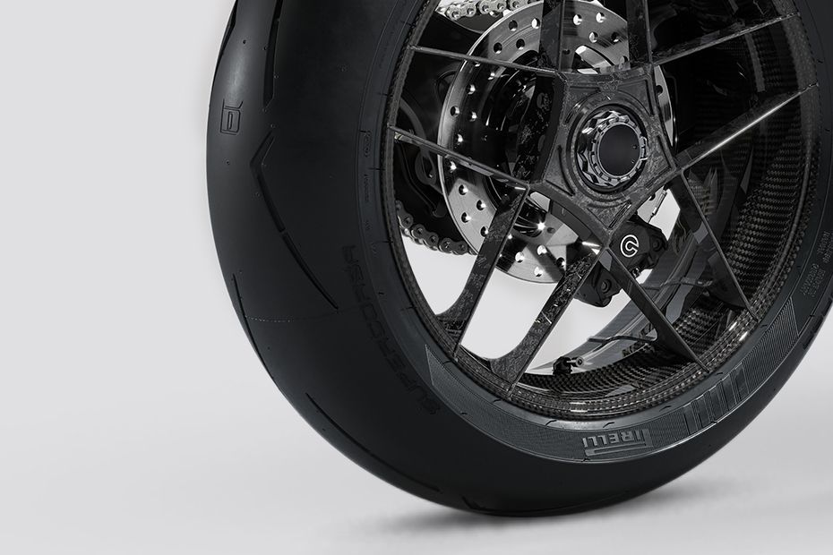 Rear Tyre View of Manx