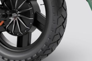 Rear Tyre View of MX16 Pro
