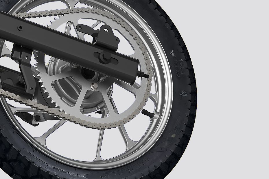 Rear Tyre View of n-First