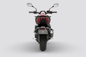 Rear View of Trident 800