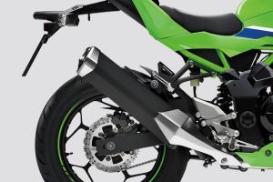 Exhaust View of Ninja 125